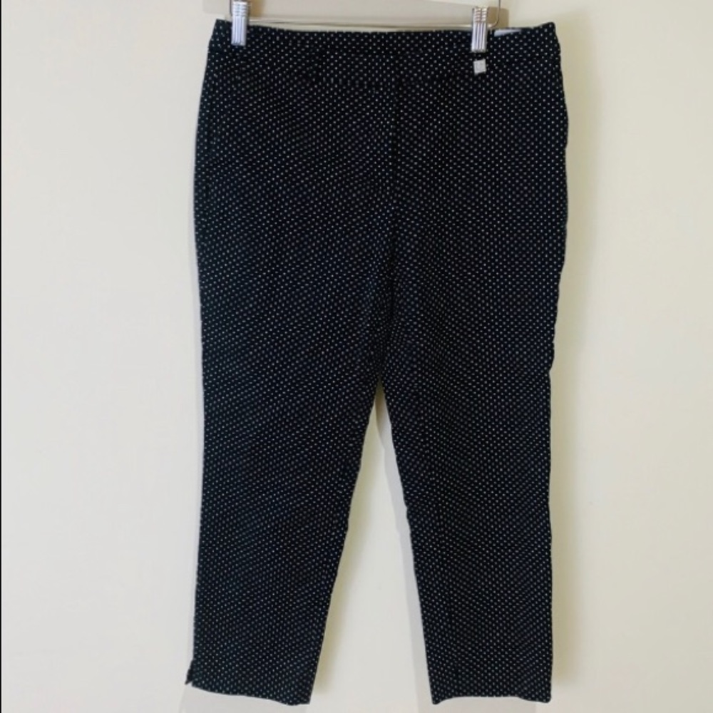 Anne Klein Polka Dot Crop Pants Size 4